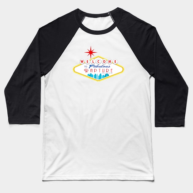 Welcome to Rapture Baseball T-Shirt by AngoldArts